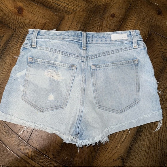Abercrombie & Fitch Size 2 Distressed Light Blue Denim Shorts - Picture 5 of 6